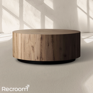 Sullivo Round Plinth Coffee Table - Zonesus