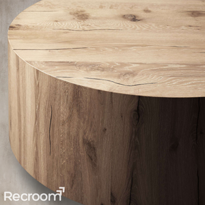 Sullivo Round Plinth Coffee Table - Zonesus