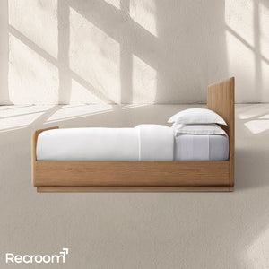 Cira Panel Bed with Footboard - Zonesus