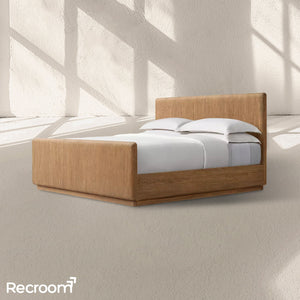 Cira Panel Bed with Footboard - Zonesus