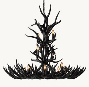 Natural Antler Chandelier 48" - Zonesus
