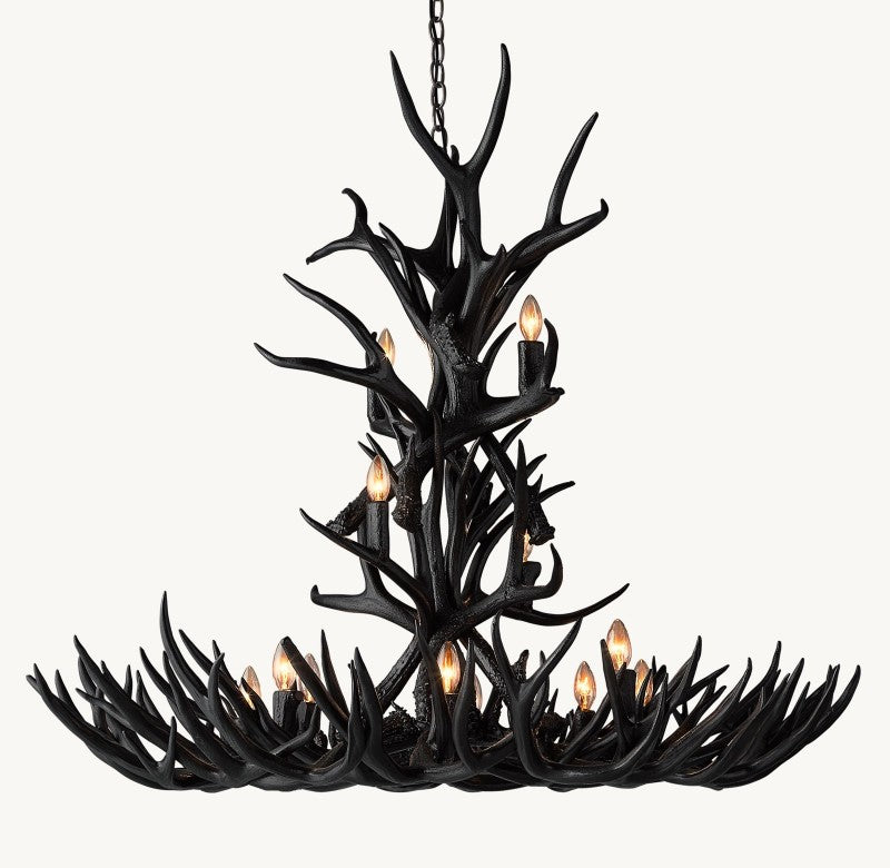 Natural Antler Chandelier 48" - Zonesus