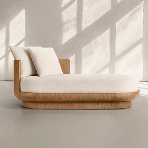 Cira Fabric Left-Arm Daybed - Zonesus
