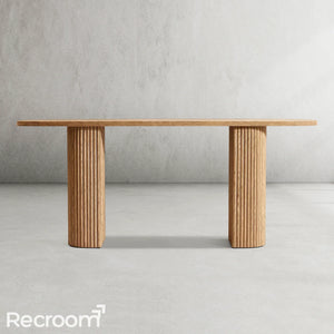 Muelho Plank Wood Console Table - Zonesus