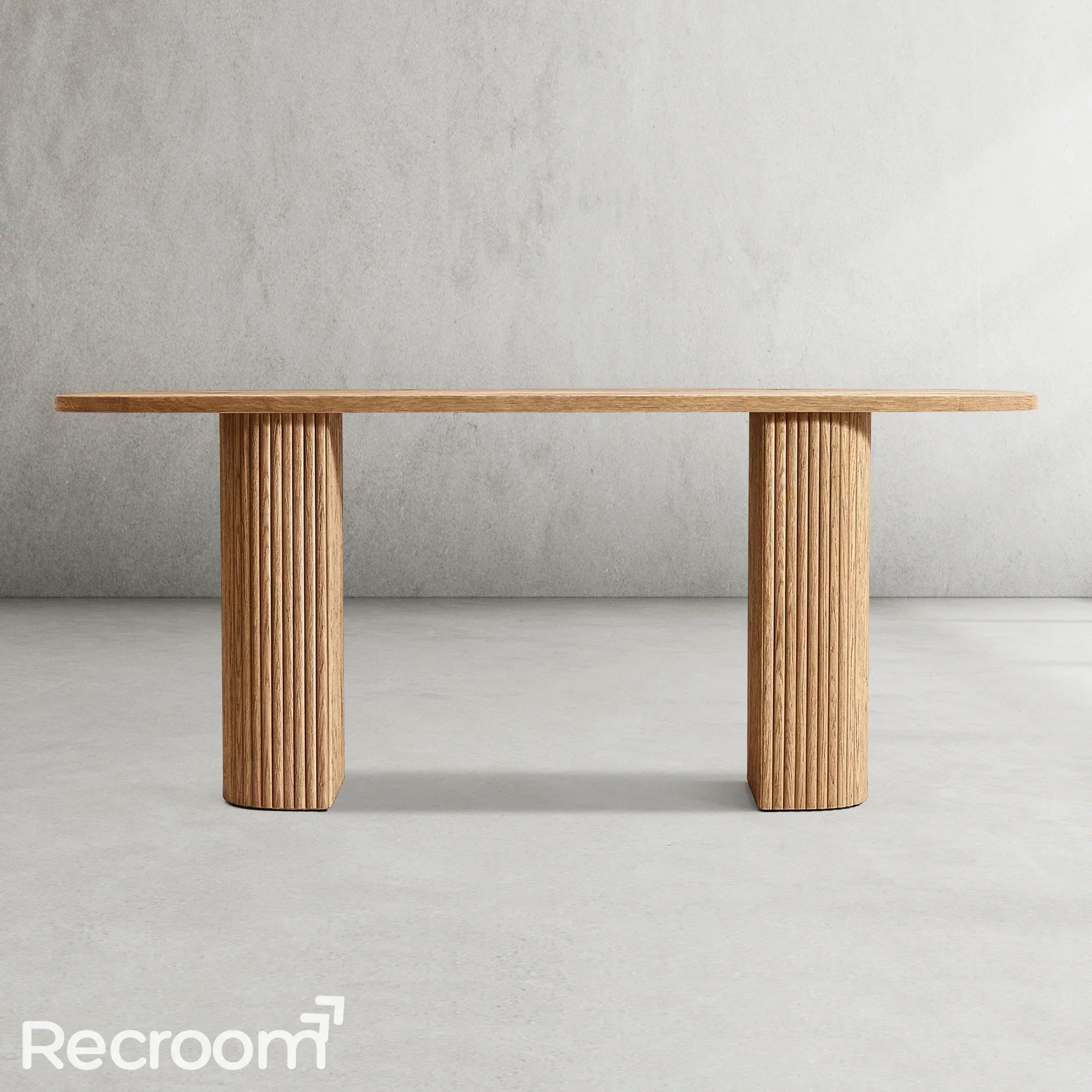 Muelho Plank Wood Console Table - Zonesus
