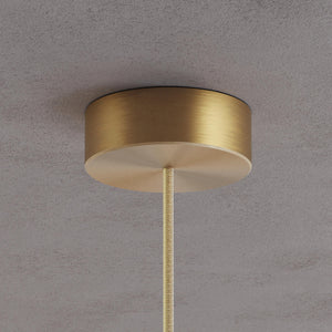 Cosmic Ore Chandelier 100' Bronze Gradient Patinated Brass Ceiling Light - Zonesus