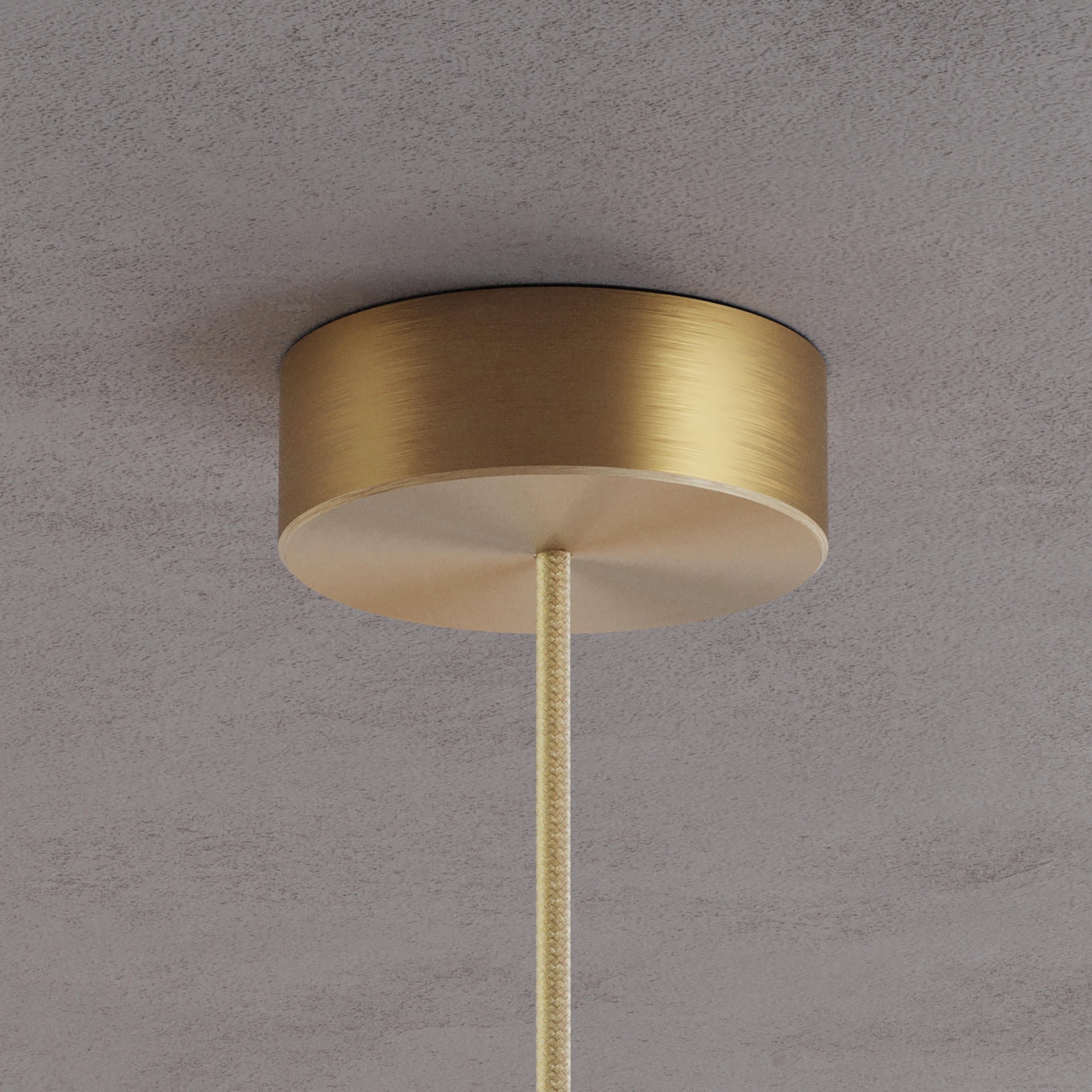 Cosmic Ore Chandelier 100' Bronze Gradient Patinated Brass Ceiling Light - Zonesus