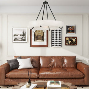 Orion Alabaster Chandelier - Zonesus