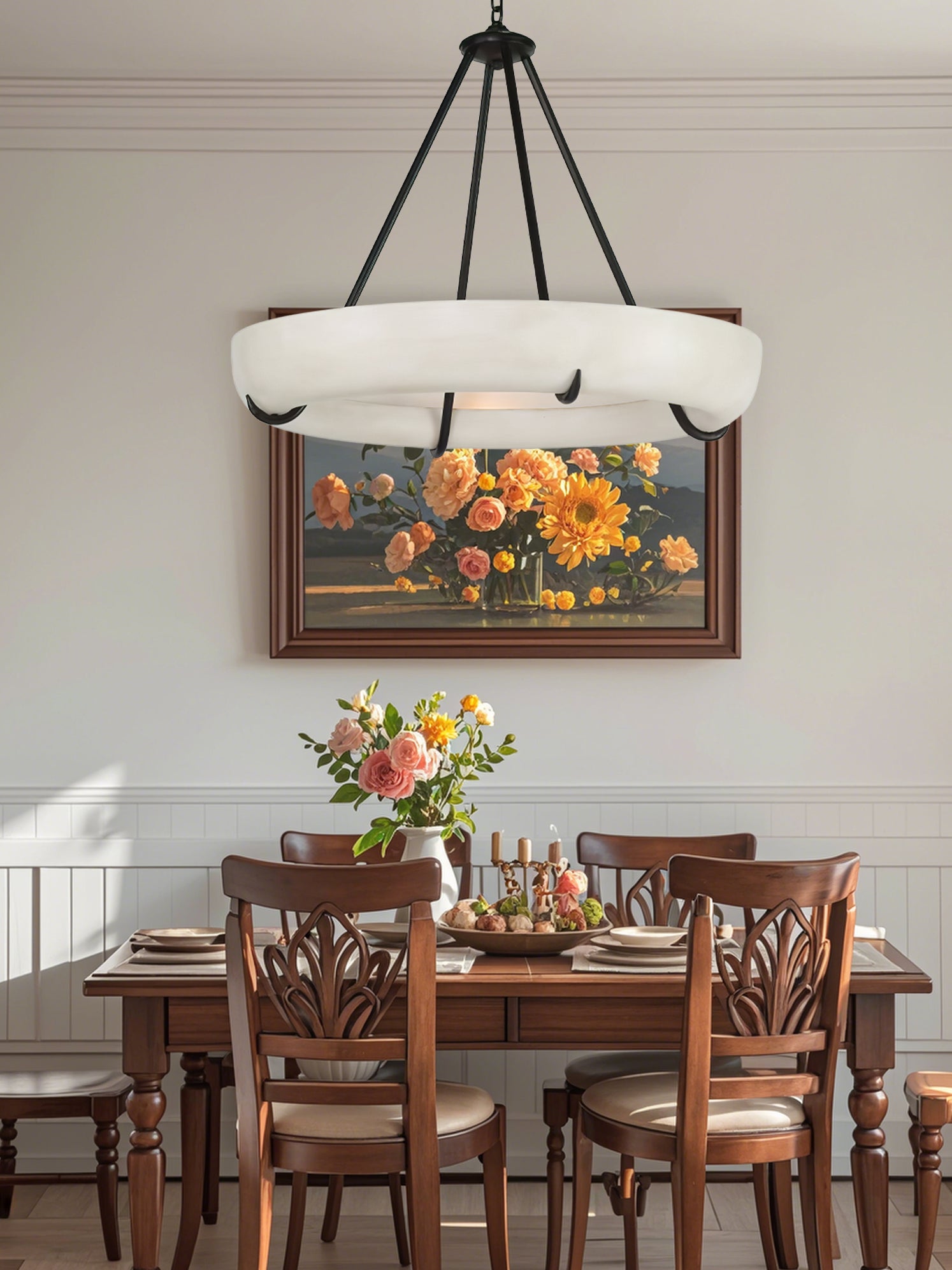 Orion Alabaster Chandelier - Zonesus