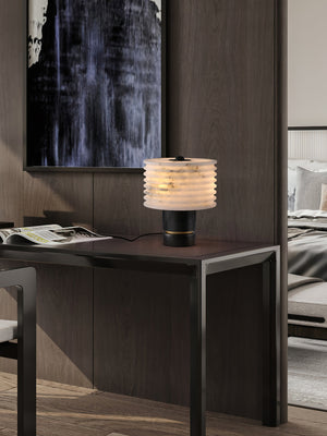 Outela Alabaster Table Lamp - Zonesus
