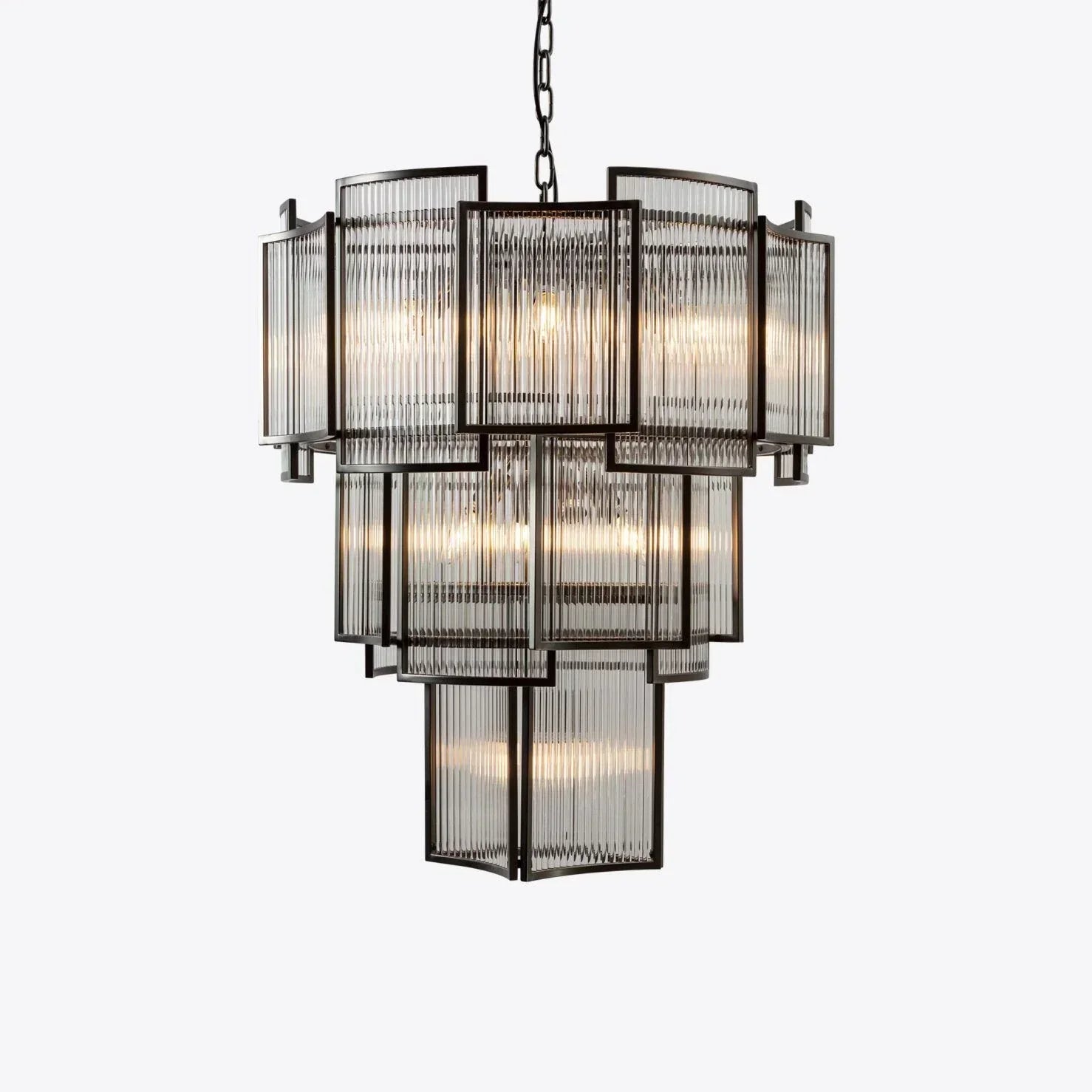 Brass Monte Carlo Grande Chandelier 26.8" - Zonesus