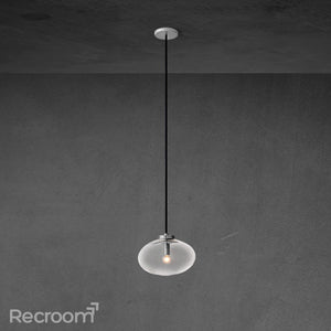 Cabretten Clear Glass Pendant 10" - Zonesus