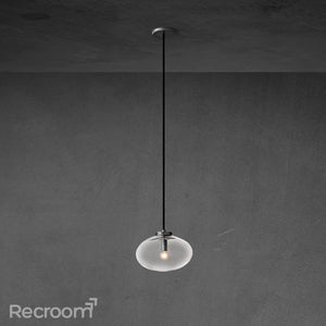 Cabretten Clear Glass Pendant 10" - Zonesus