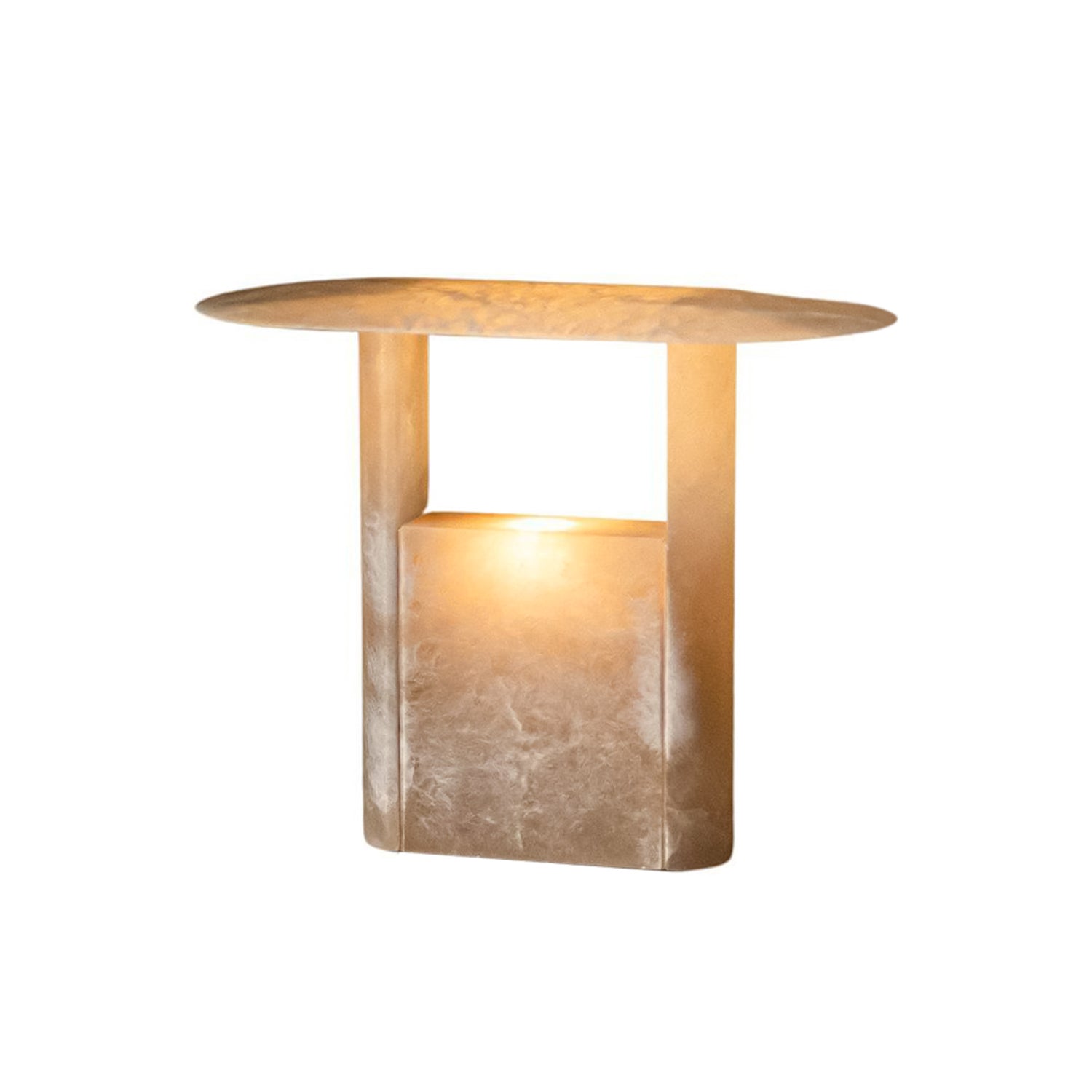 Pagoda Alabaster Table Lamp - Zonesus