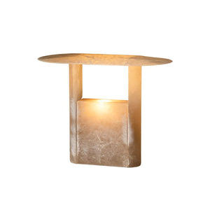 Pagoda Alabaster Table Lamp - Zonesus