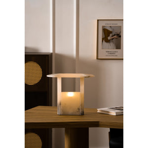 Pagoda Alabaster Table Lamp - Zonesus