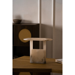 Pagoda Alabaster Table Lamp - Zonesus