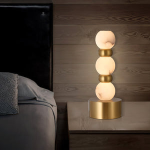 Pearl Alabaster Table Lamp - Zonesus