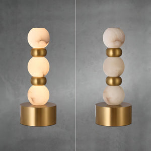 Pearl Alabaster Table Lamp - Zonesus