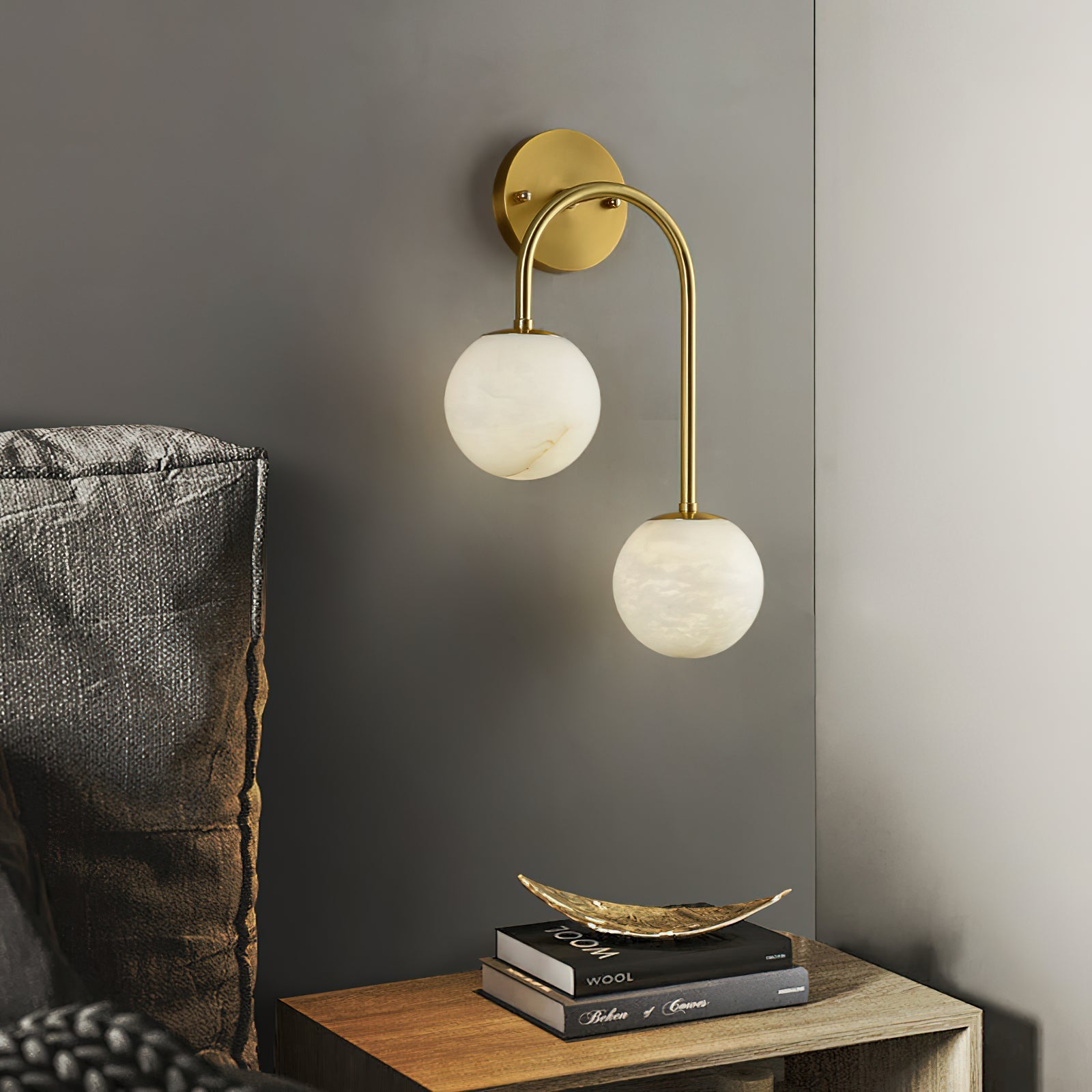 Pietro Alabaster Wall Lamp - Zonesus