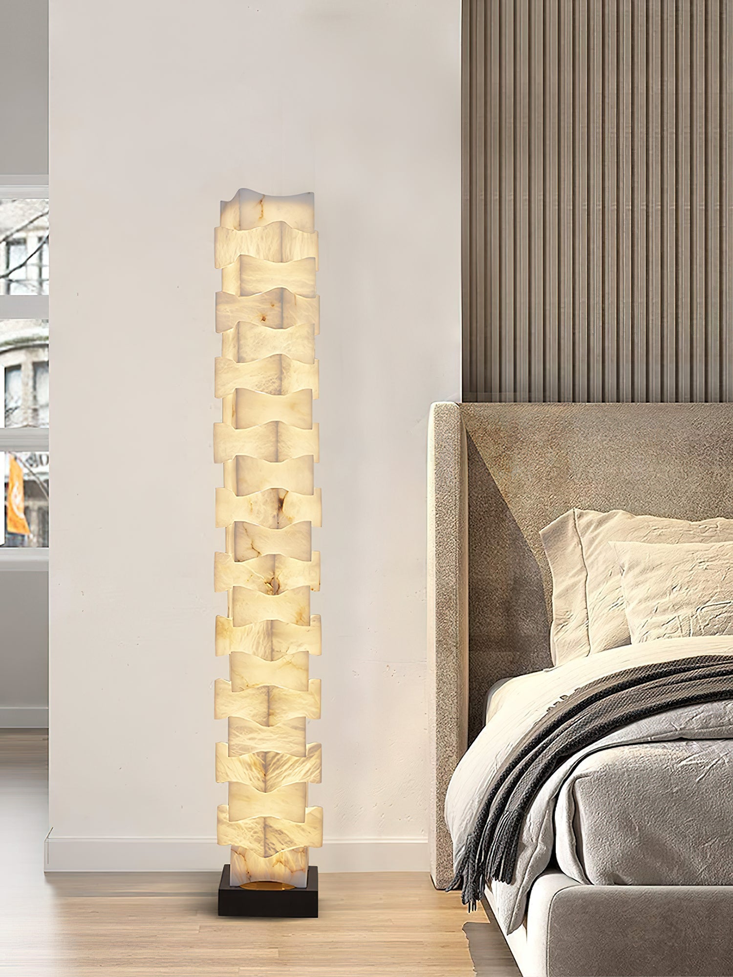 Poliarte Alabaster Floor Light - Zonesus