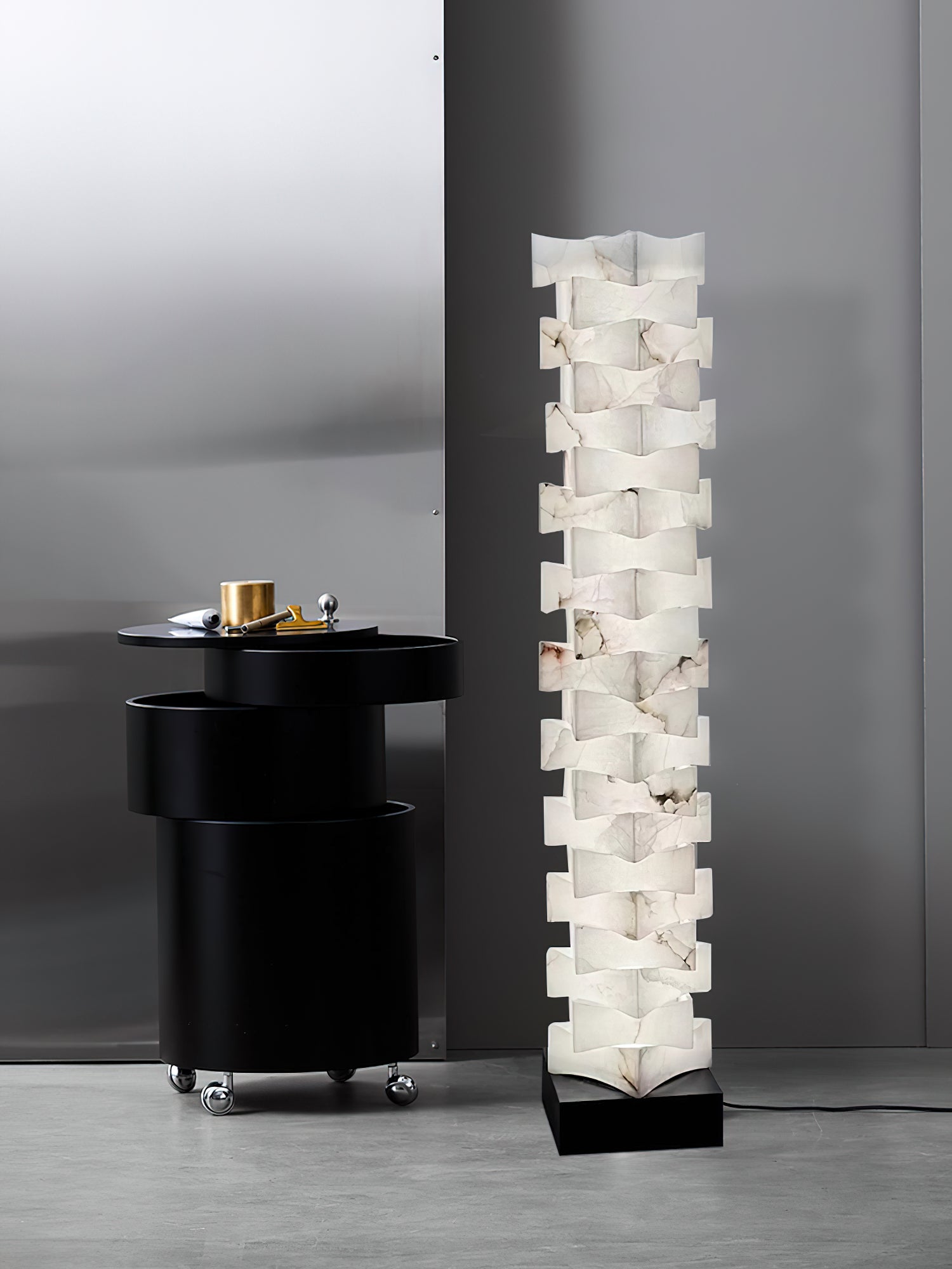 Poliarte Alabaster Floor Light - Zonesus