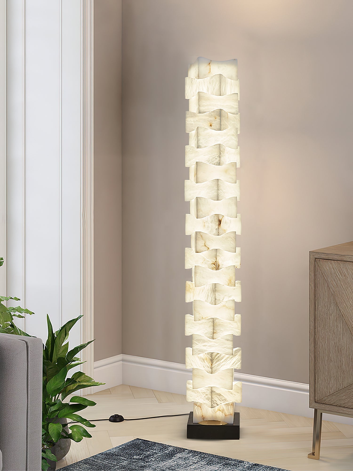 Poliarte Alabaster Floor Light - Zonesus