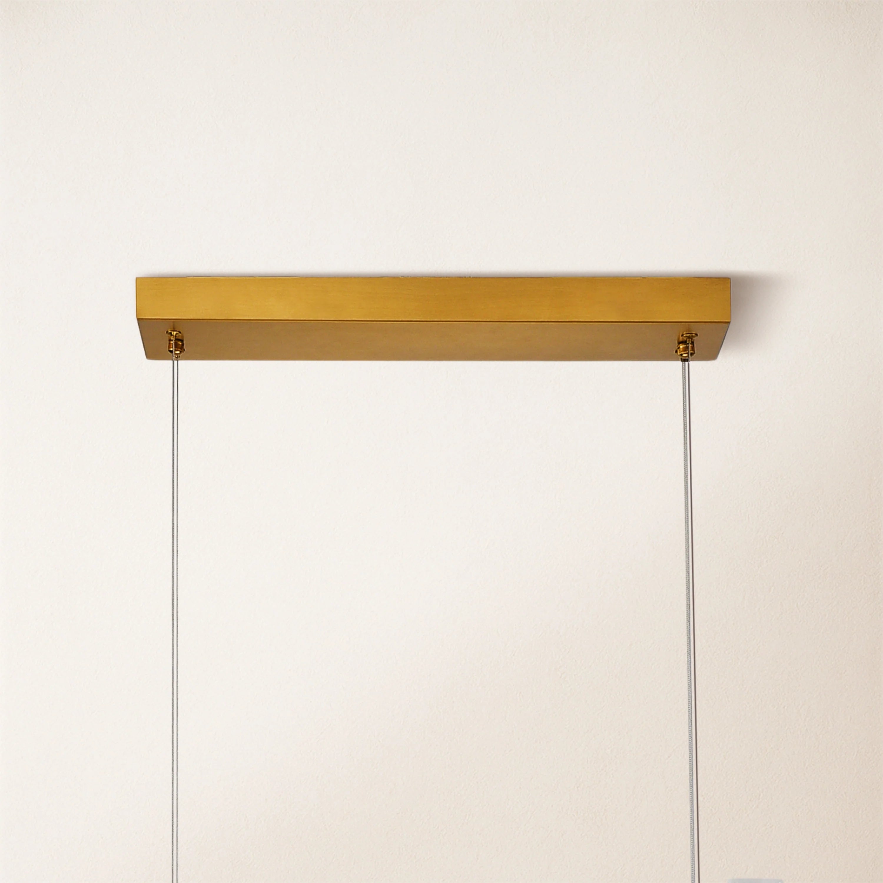 Nocturne Alabaster Rectangular Chandelier 48"#Finish_Gold