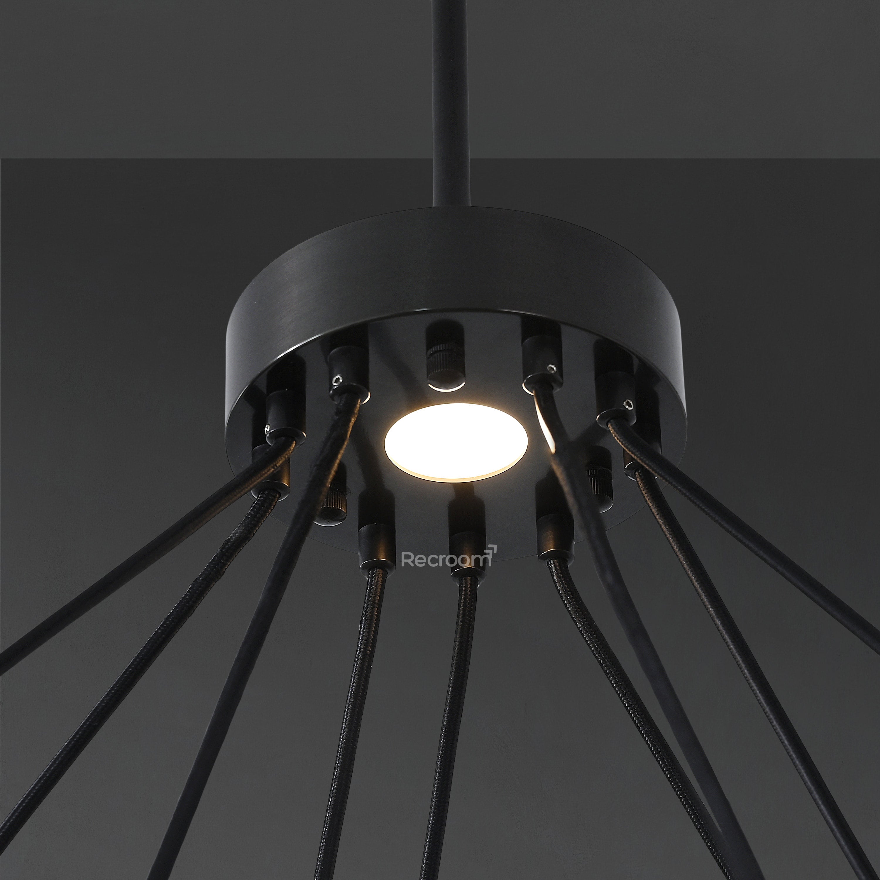 Eclitant Two-Tier Round Chandelier 60" - Zonesus
