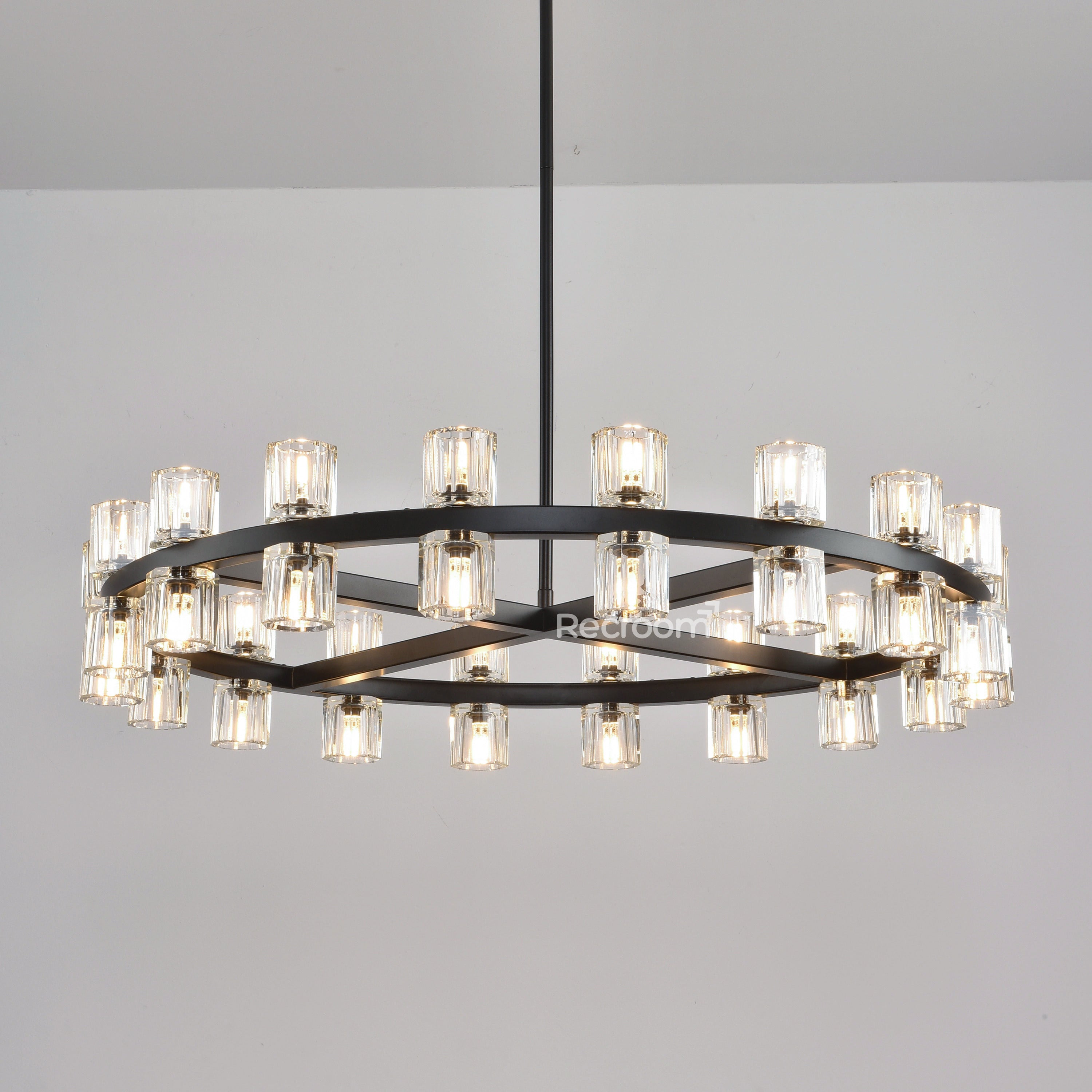 Arcachonest Round Chandelier 36" - Zonesus