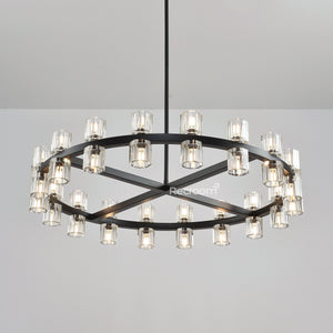 Arcachonest Round Chandelier 36" - Zonesus