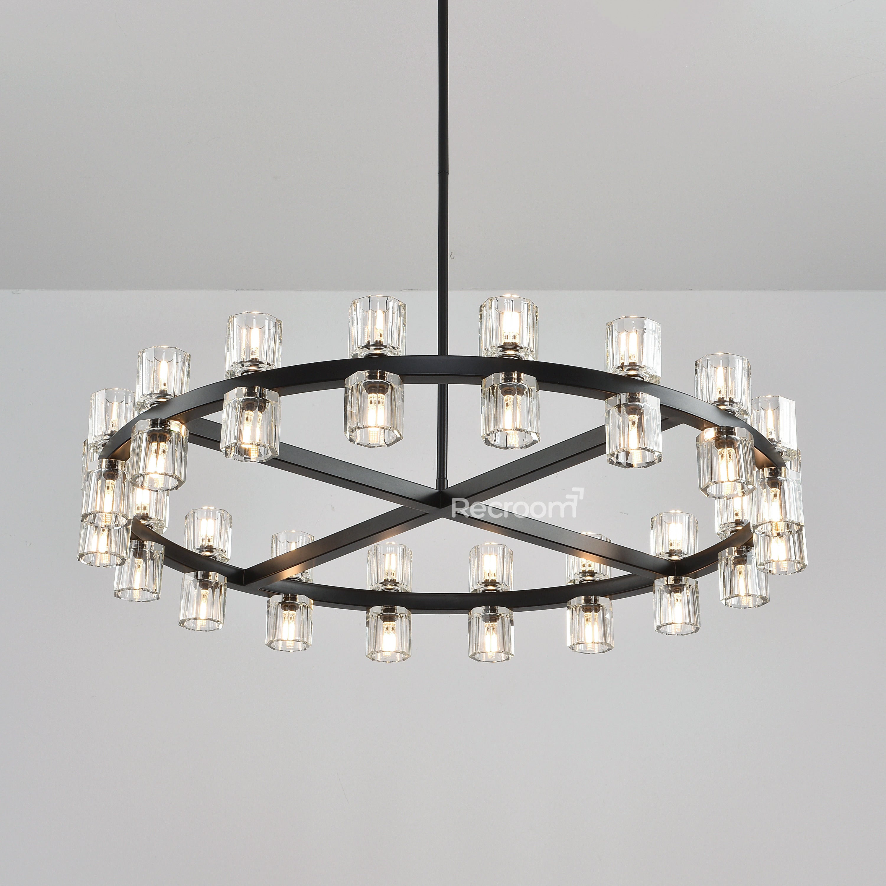 Arcachonest Round Chandelier 36" - Zonesus