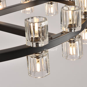 Arcachonest Round Chandelier 36" - Zonesus