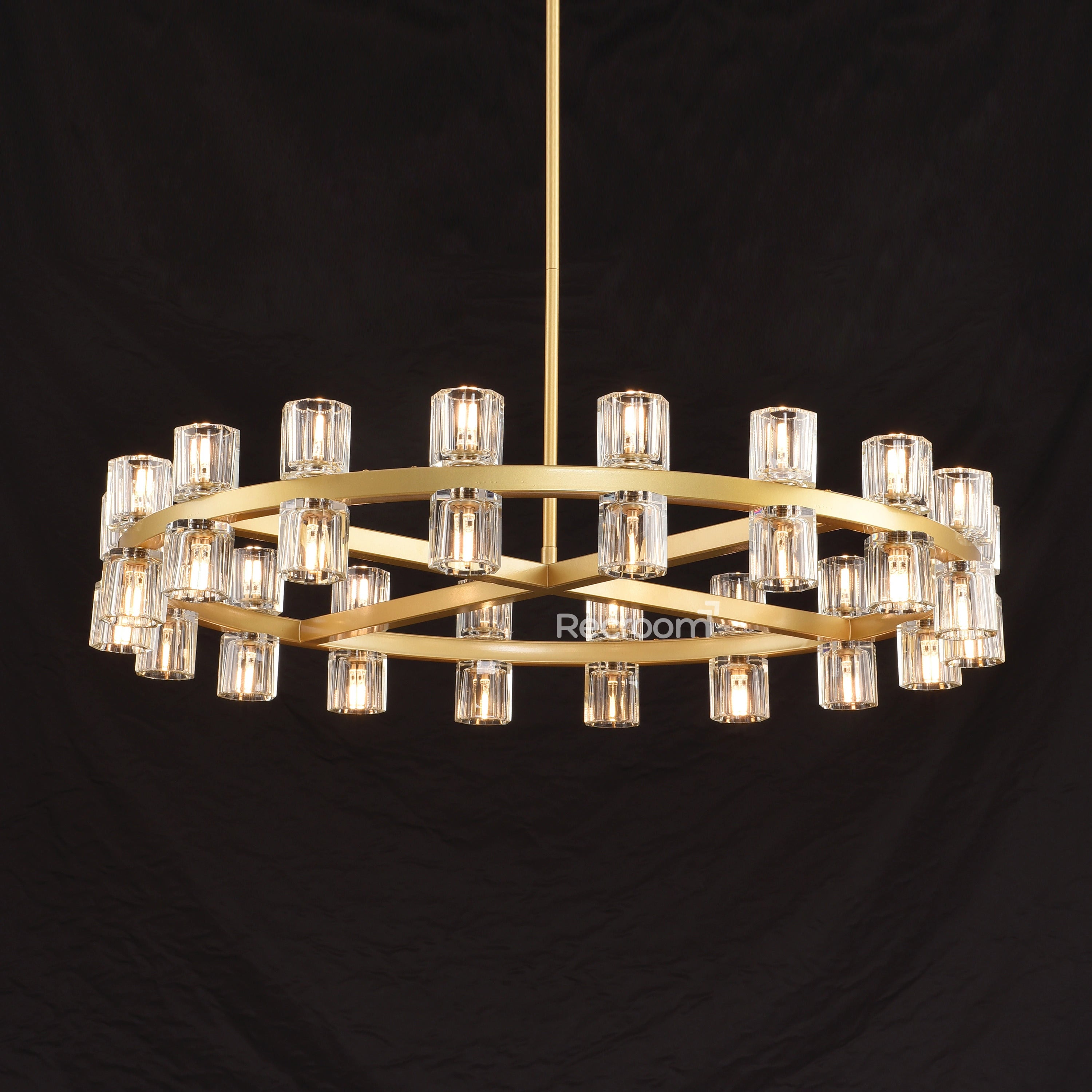 Arcachonest Round Chandelier 36" - Zonesus