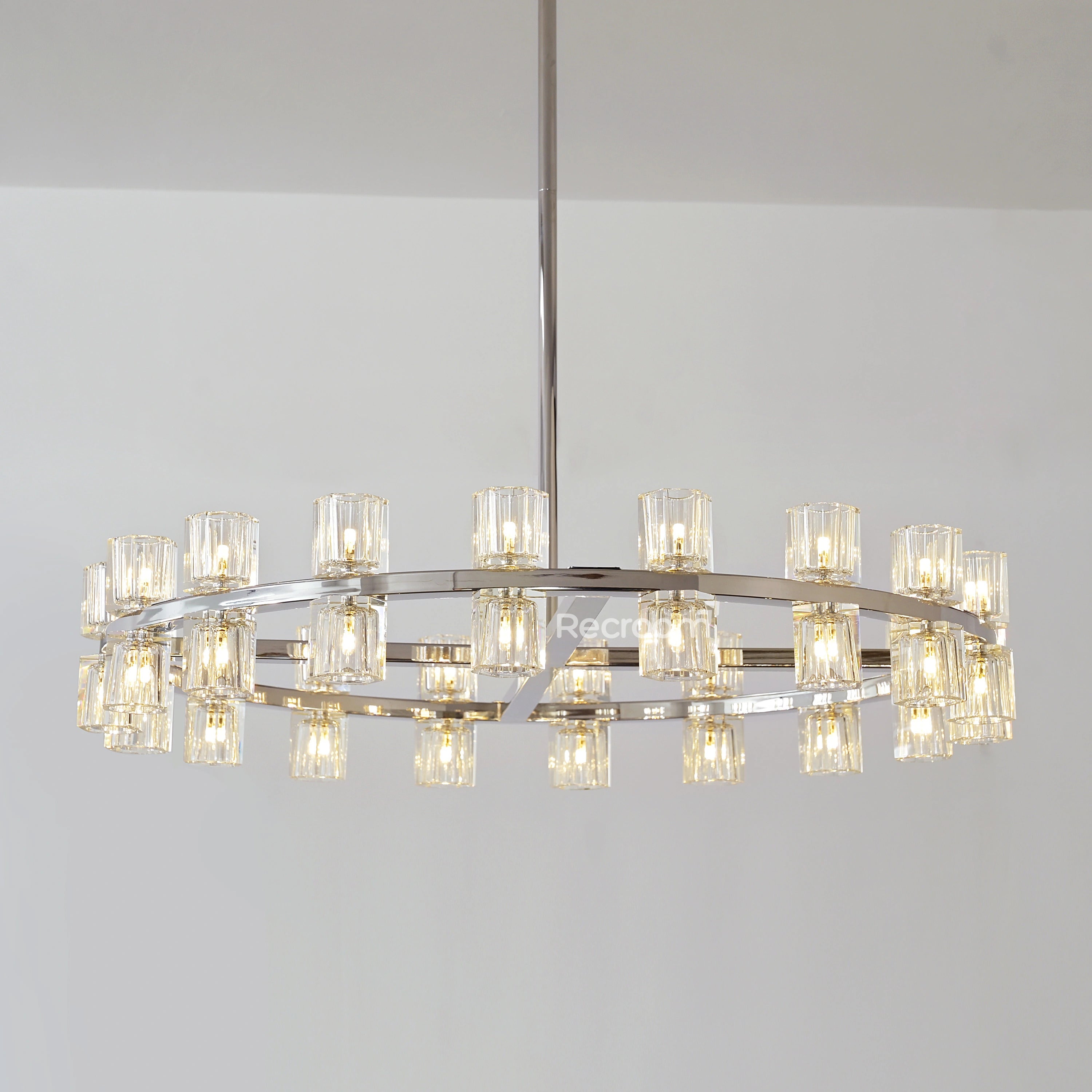 Arcachonest Round Chandelier 36" - Zonesus