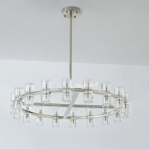 Arcachonest Round Chandelier 36" - Zonesus