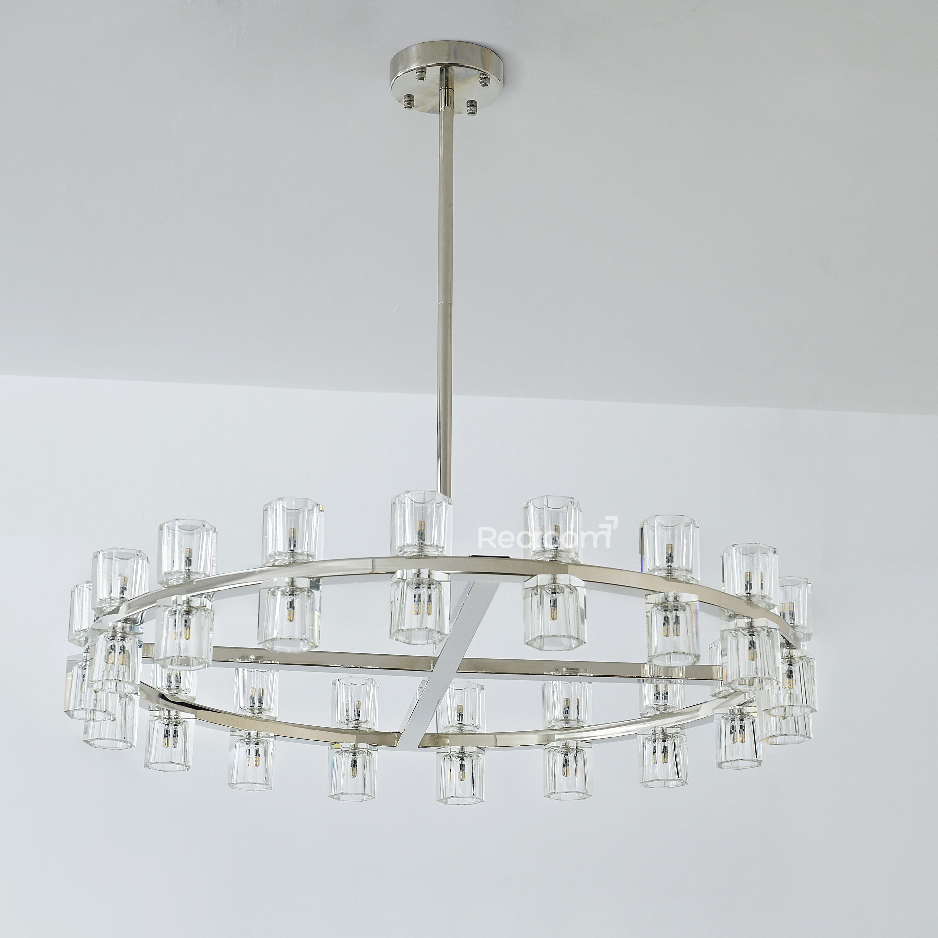Arcachonest Round Chandelier 36" - Zonesus