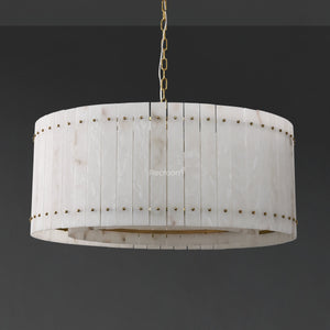 San Marconer Alabaster Round Chandelier 37‘’ - Zonesus