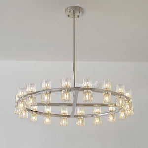 Arcachonest Round Chandelier 36" - Zonesus