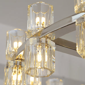 Arcachonest Round Chandelier 36" - Zonesus