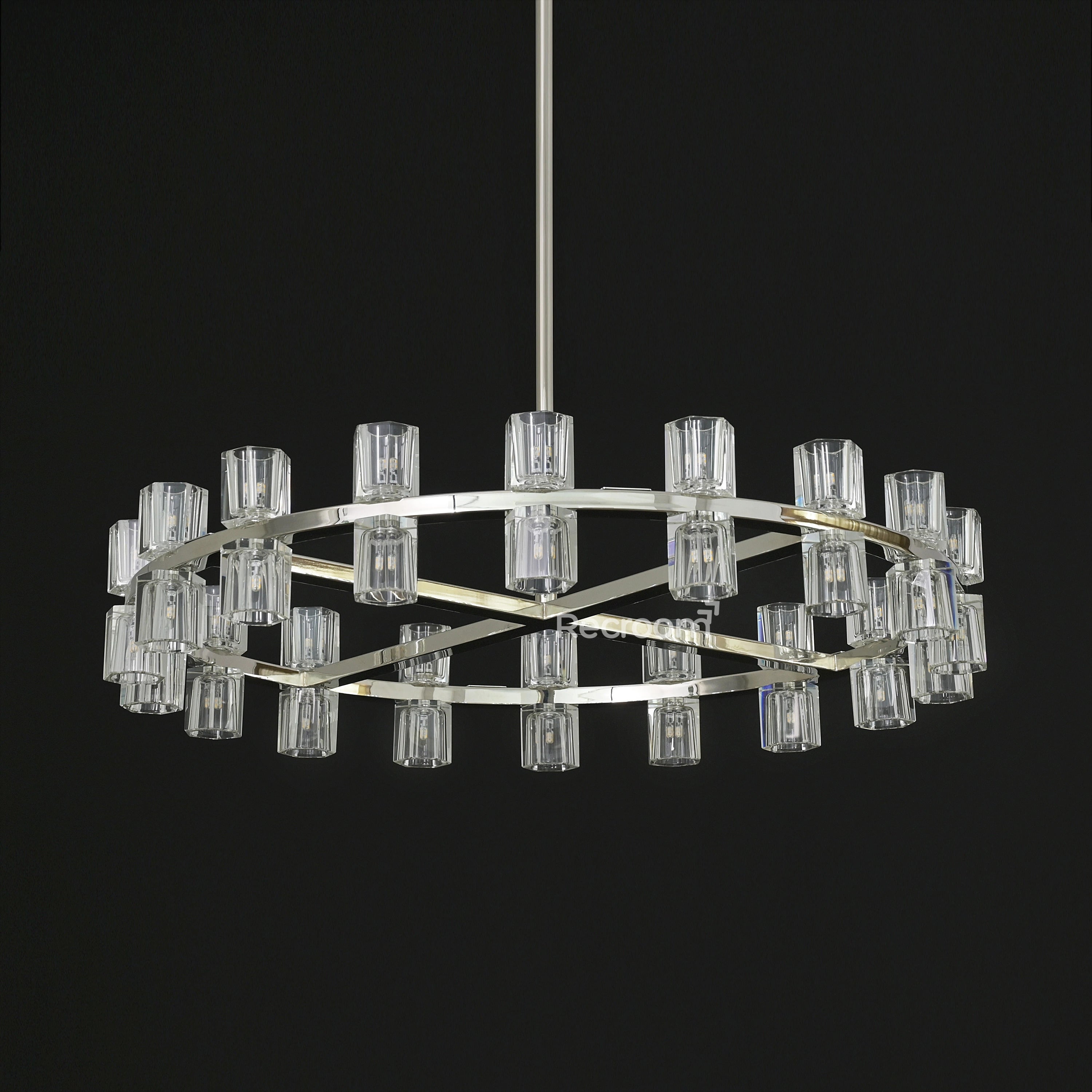 Arcachonest Round Chandelier 36" - Zonesus