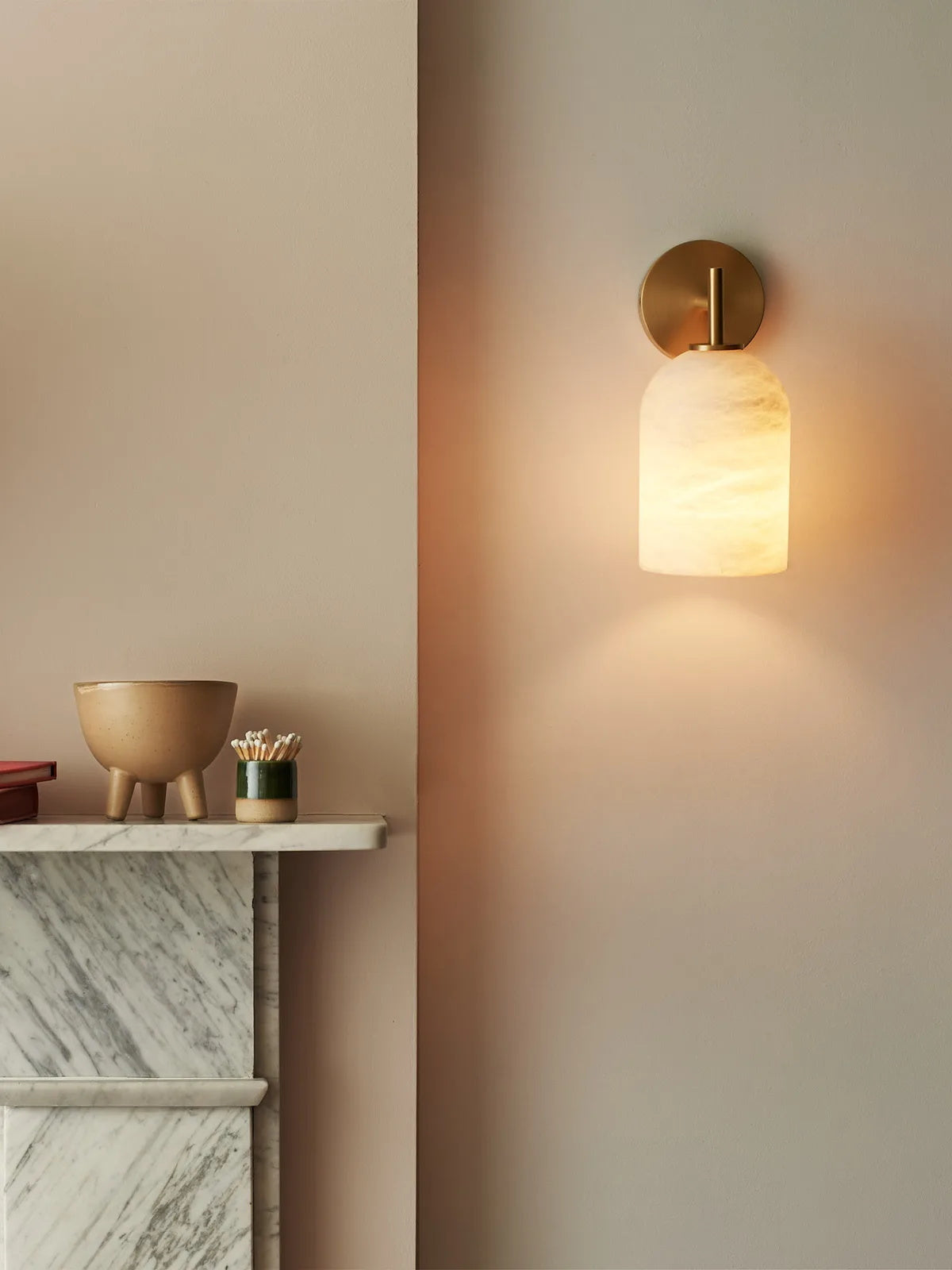 Rae Alabaster Wall Lamp - Zonesus
