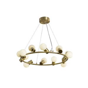 Raechelle Alabaster Chandelier - Zonesus