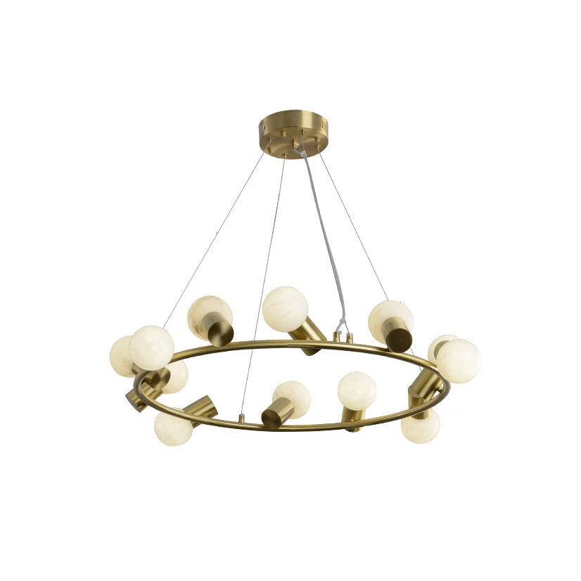 Raechelle Alabaster Chandelier - Zonesus