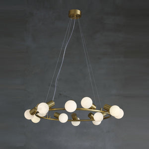 Raechelle Alabaster Chandelier - Zonesus