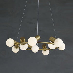 Raechelle Alabaster Chandelier - Zonesus