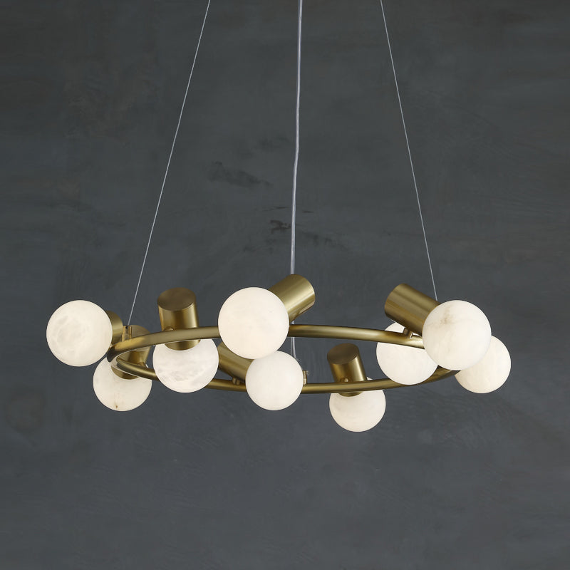 Raechelle Alabaster Chandelier - Zonesus