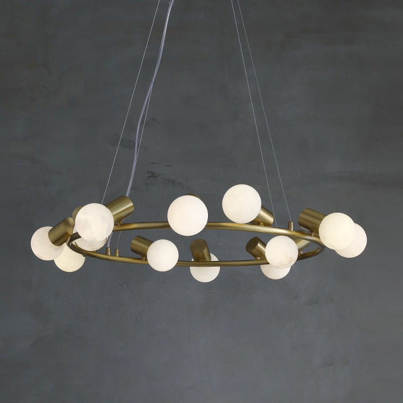 Raechelle Alabaster Chandelier - Zonesus