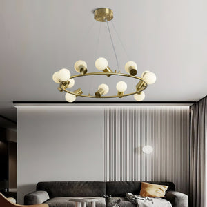 Raechelle Alabaster Chandelier - Zonesus