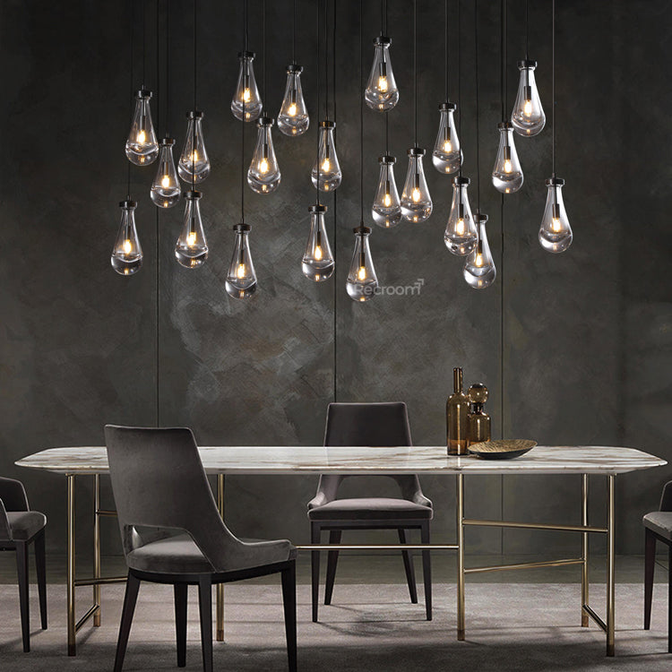 Raindrop Linear Chandelier 72" - Zonesus